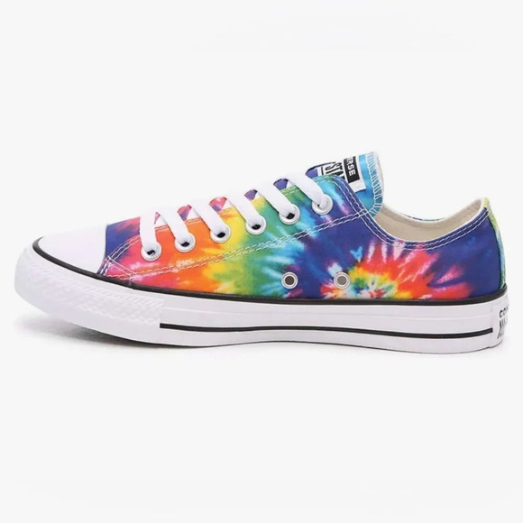 Converse All Star Low Top Sneaker Rainbow Tie Dye - Picture 2 of 11